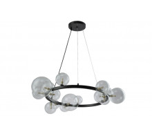 Подвесной светильник Crystal Lux AGATA SP15 BLACK/TRANSPARENTE