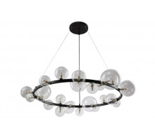 Подвесной светильник Crystal Lux AGATA SP24 BLACK/TRANSPARENTE