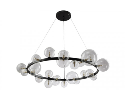 Заказать Подвесной светильник Crystal Lux AGATA SP24 BLACK/TRANSPARENTE| VIVID-LIGHT.RU