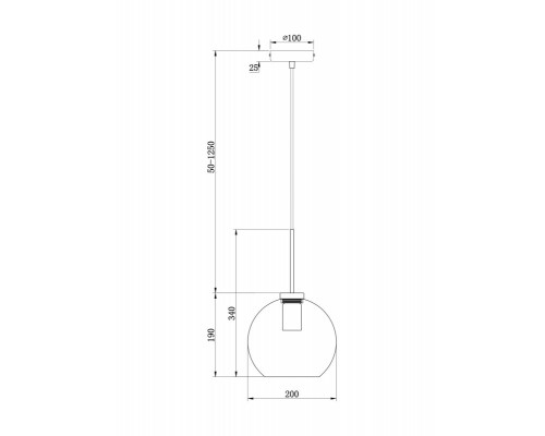 Купить Подвесной светильник Freya FR8002PL-01BS| VIVID-LIGHT.RU