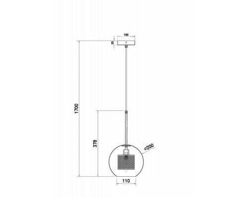 Оформить заказ Подвесной светильник Freya FR8018PL-01BS| VIVID-LIGHT.RU