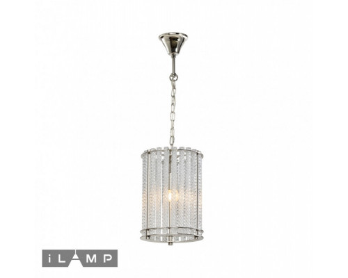 Купить Подвесной светильник iLamp P2554-1B NIC| VIVID-LIGHT.RU