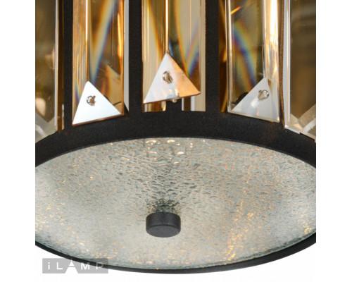 Сделать заказ Подвесной светильник iLamp 10390-1P BK| VIVID-LIGHT.RU