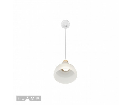Купить Подвесной светильник iLamp AP9006-1B WH| VIVID-LIGHT.RU