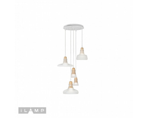 Оформить заказ Подвесной светильник iLamp AP9006-5 WH| VIVID-LIGHT.RU