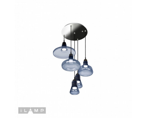 Заказать Подвесной светильник iLamp AP9006-5 BL| VIVID-LIGHT.RU