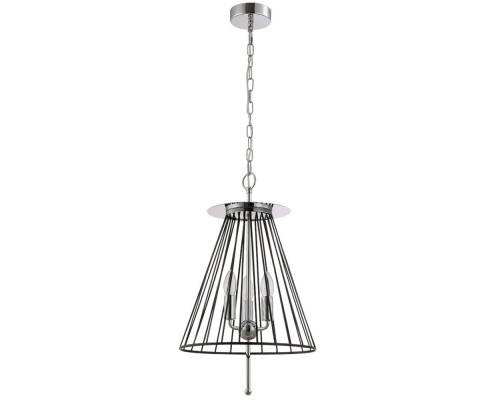 Сделать заказ Подвесной светильник Crystal Lux MODESTO SP3 BLACK/CHROME| VIVID-LIGHT.RU