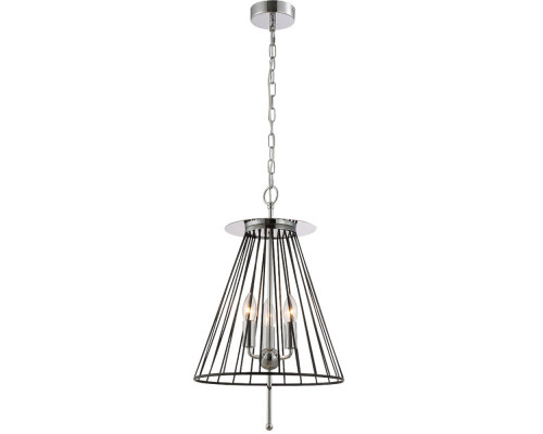 Сделать заказ Подвесной светильник Crystal Lux MODESTO SP3 BLACK/CHROME| VIVID-LIGHT.RU