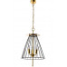 Сделать заказ Подвесной светильник Crystal Lux MODESTO SP3 BLACK/GOLD| VIVID-LIGHT.RU