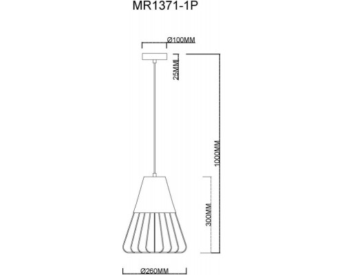 Оформить заказ Подвесной светильник MyFar MR1371-1P| VIVID-LIGHT.RU