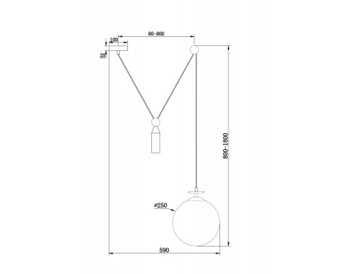 Заказать Подвесной светильник Freya FR5221PL-01BS| VIVID-LIGHT.RU