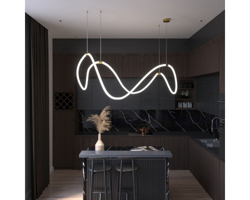 Заказать Подвесной светильник Eurosvet 90288/1 латунь| VIVID-LIGHT.RU