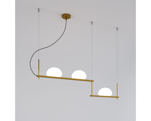 Купить Подвесной светильник Eurosvet 70145/3 латунь| VIVID-LIGHT.RU