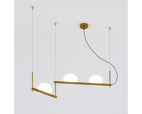 Купить Подвесной светильник Eurosvet 70145/3 латунь| VIVID-LIGHT.RU