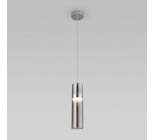 Подвесной светильник Eurosvet 50244/1 LED хром/дымчатый