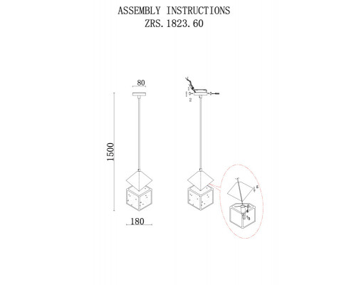Заказать Подвесной светильник Zortes ZRS.1005.01| VIVID-LIGHT.RU