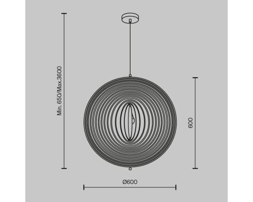 Купить Подвесной светильник Maytoni MOD197PL-01W2| VIVID-LIGHT.RU