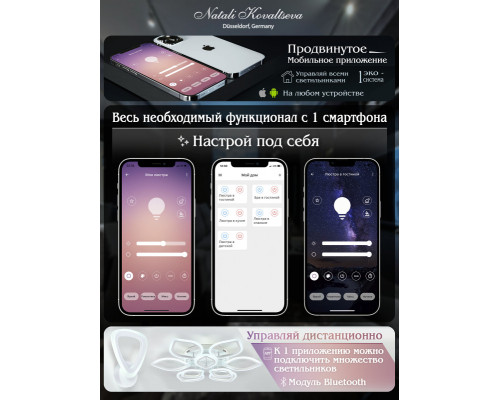 Сделать заказ Подвесной светильник Natali Kovaltseva HIGH-TECH LED LAMPS 82051| VIVID-LIGHT.RU