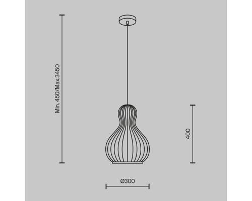 Оформить заказ Подвесной светильник Maytoni MOD192PL-01W1| VIVID-LIGHT.RU