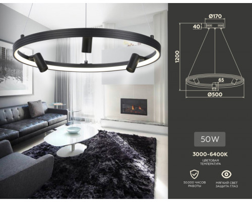 Сделать заказ Подвесной светильник Ambrella Light FL5284| VIVID-LIGHT.RU