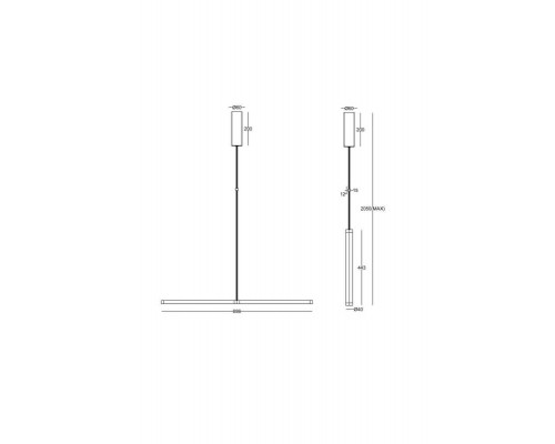 Сделать заказ Подвесной светильник Maytoni P096PL-L11BK1| VIVID-LIGHT.RU