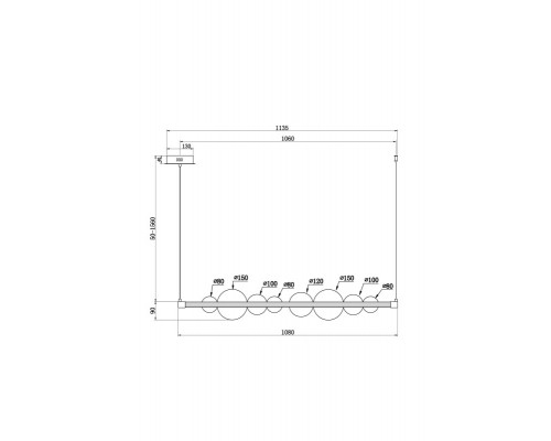 Сделать заказ Подвесной светильник Freya FR5396PL-L13BS| VIVID-LIGHT.RU