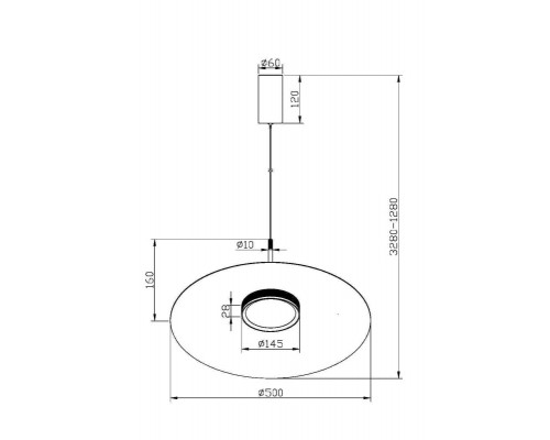 Оформить заказ Подвесной светильник Maytoni MOD041PL-L15W3K1| VIVID-LIGHT.RU