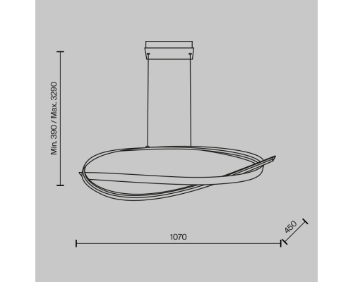 Заказать Подвесной светильник Maytoni MOD283PL-L40BS3K| VIVID-LIGHT.RU