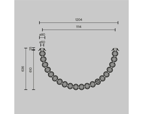 Купить Подвесной светильник Maytoni MOD555CL-L28G3K| VIVID-LIGHT.RU