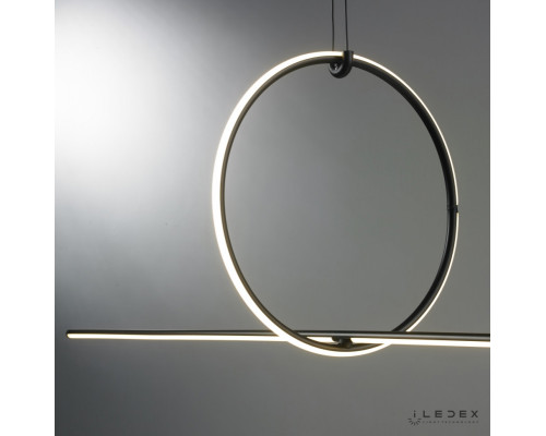 Купить Подвесной светильник iLedex 10339P/A2-35W-3000K BK-WH| VIVID-LIGHT.RU