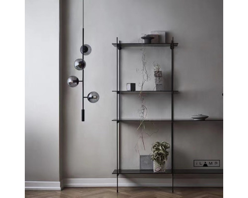 Купить Подвесной светильник iLamp 8149P/4B BK-SM| VIVID-LIGHT.RU