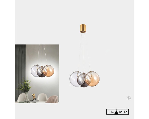 Заказать Подвесной светильник iLamp 8110P/3 BR-MLT| VIVID-LIGHT.RU