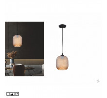 Подвесной светильник iLamp 8105P BK-AM