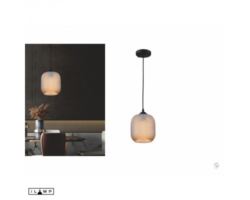 Заказать Подвесной светильник iLamp 8105P BK-AM| VIVID-LIGHT.RU