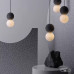 Купить Подвесной светильник iLamp 10694P/1-D100 BK-WH| VIVID-LIGHT.RU