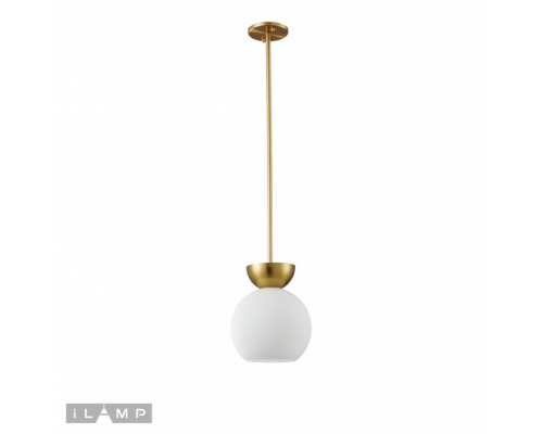 Заказать Подвесной светильник iLamp P6079-1 GD+WH| VIVID-LIGHT.RU