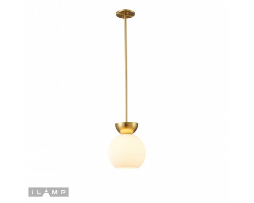 Заказать Подвесной светильник iLamp P6079-1 GD+WH| VIVID-LIGHT.RU
