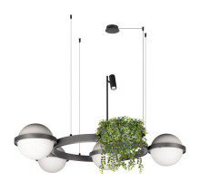 Подвесной светильник LOFT IT 10121/4 Dark grey