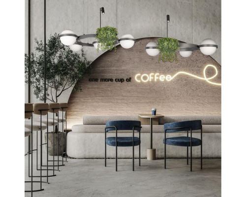 Оформить заказ Подвесной светильник LOFT IT 10121/4 Dark grey| VIVID-LIGHT.RU