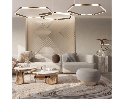 Купить Подвесной светильник LOFT IT 10243S Gold| VIVID-LIGHT.RU