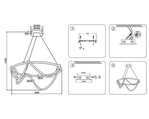 Оформить заказ Подвесной светильник Ambrella Light FL10508| VIVID-LIGHT.RU