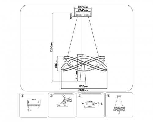 Сделать заказ Подвесной светильник Ambrella Light FL5368| VIVID-LIGHT.RU