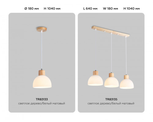 Сделать заказ Подвесной светильник Ambrella Light TR83135| VIVID-LIGHT.RU