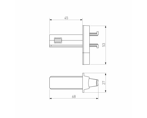 Оформить заказ Коннектор Elektrostandard Соединитель (чёрный) 85011/00| VIVID-LIGHT.RU