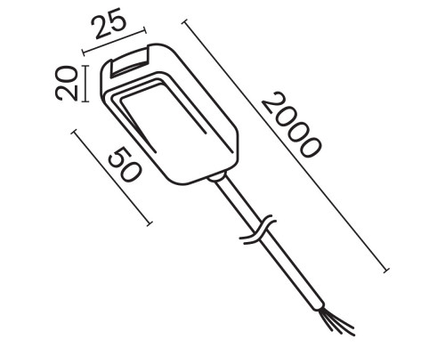 Сделать заказ Подвод питания Maytoni Technical TRA084B-12W-200| VIVID-LIGHT.RU