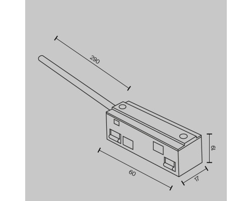 Оформить заказ Подвод питания Maytoni Technical TRA034B-42W-1| VIVID-LIGHT.RU