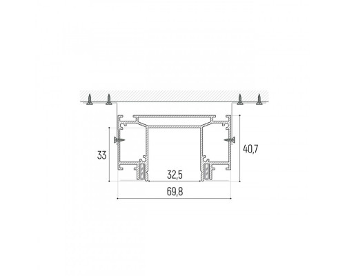 Оформить заказ Профиль для шинопроводов Novotech 135190| VIVID-LIGHT.RU
