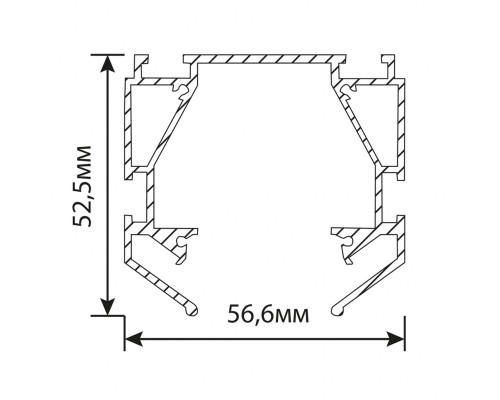 Заказать Профиль для шинопроводов Feron 48286| VIVID-LIGHT.RU