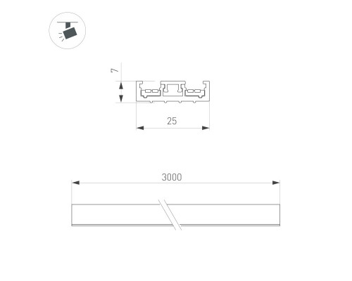 Сделать заказ Шинопровод Arlight 044506| VIVID-LIGHT.RU