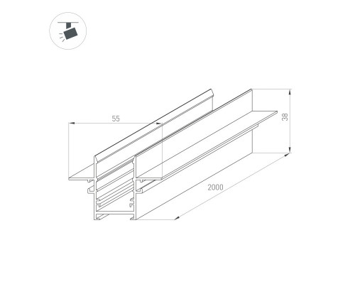 Купить Шинопровод Arlight 046285| VIVID-LIGHT.RU